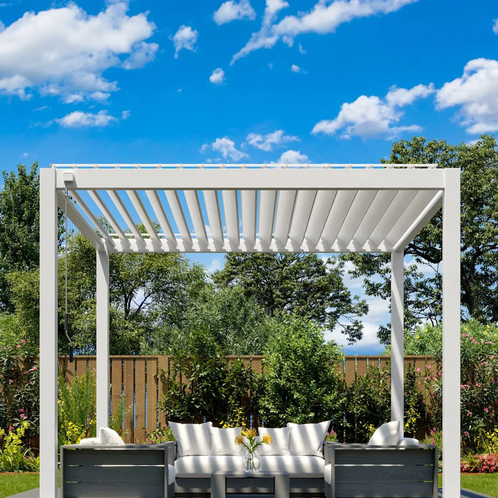 Aluminum louver pergola: a new choice to lead a green life